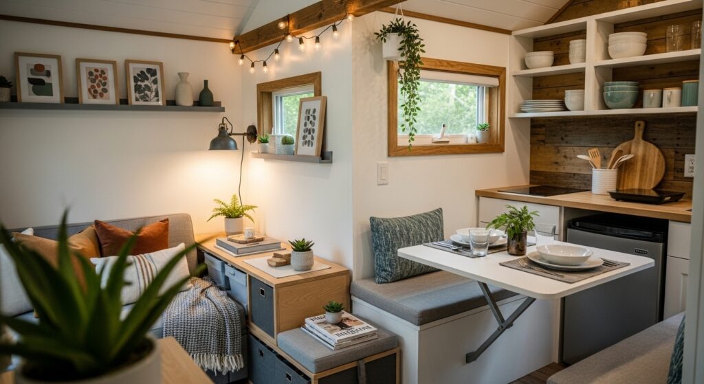 mobil ev iç dekorasyon fikirleri