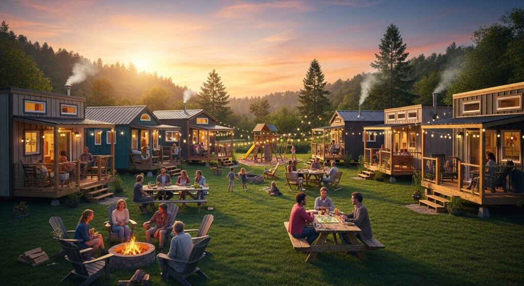 tiny house köyü sosyal yaşam avantjları
